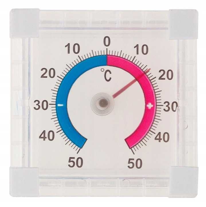 Zaokienny termometr zewnętrzny -50C +50C samoprzylepny