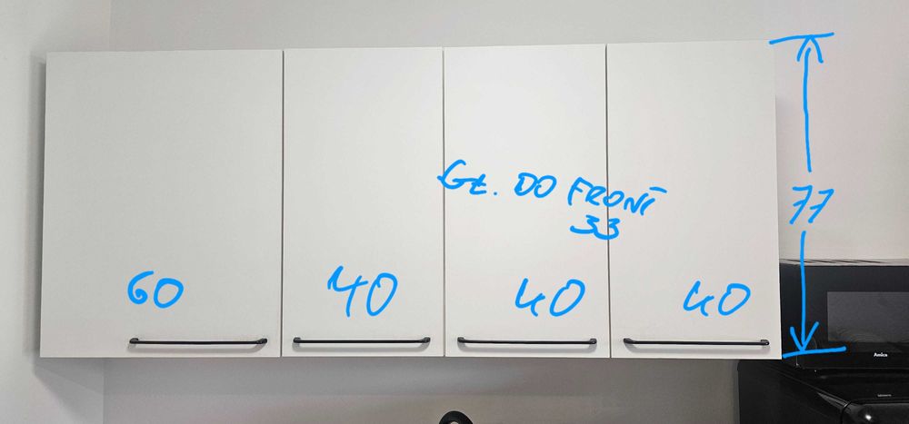 Meble kuchenne Agata QUBIK - biała kuchnia