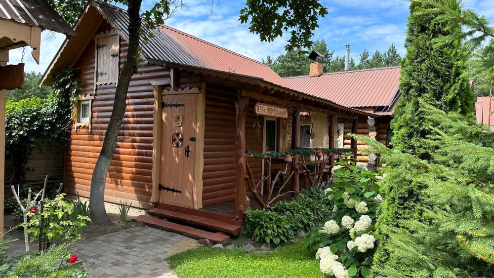 Відпочинок на Блакитних Озерах Садиба  На селі у Дідуся