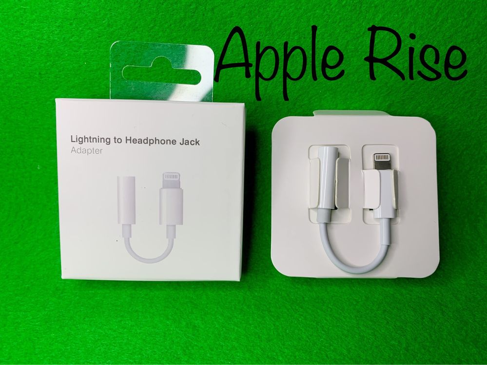 Переходник Lightning to Headphone Jack для наушников Айфон 11 AUX