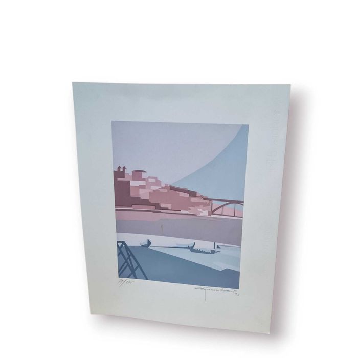 Serigrafia “Douro” – Zé Penicheiro (1993)– Ed. Limit. 79/175 –43×35 cm