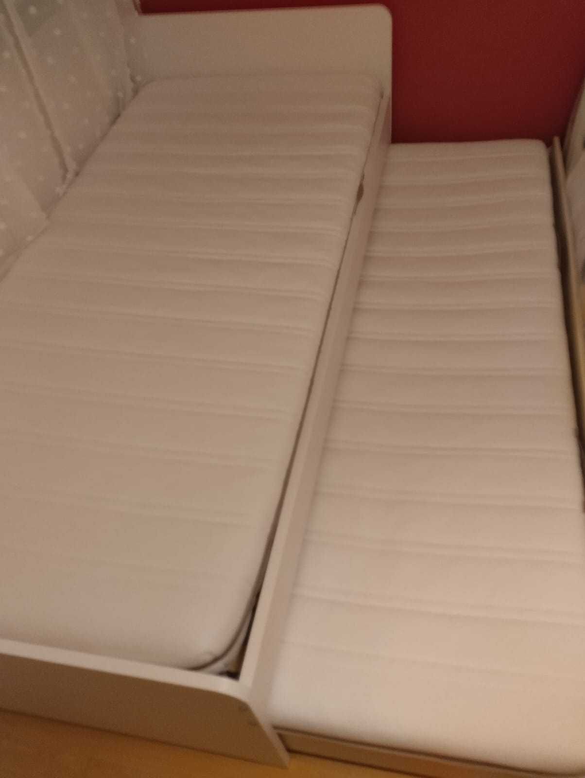 Cama Solteiro 90x200cm + Gaveta com Cama Solteiro 90x200cm e Arrumação