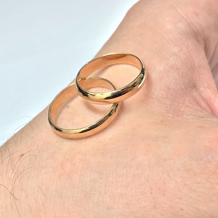 Złote OBRĄCZKI do ŚLUBU obrączki ŚLUBNE 14K 16/20