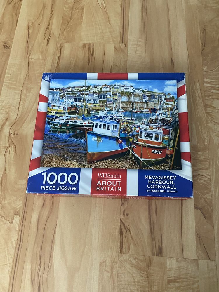 Puzzle 1000 whsmith about Britain Mevagissey harbour cornwall