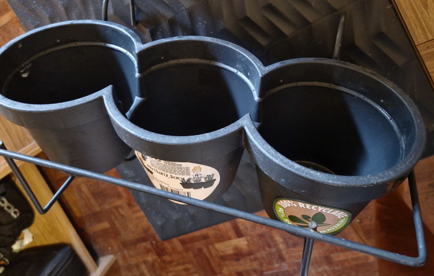 Vaso novo 3 em 1 com suporte