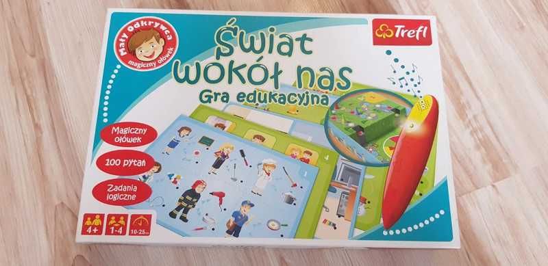 Gra edukacyjna Świat wokół nas Trefl magiczne pióro