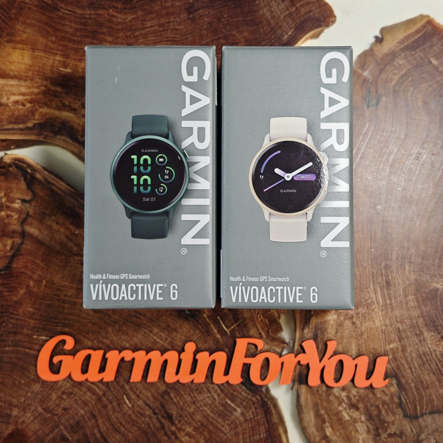 Garmin vivoactive 6 у всіх чотирьох кольорах