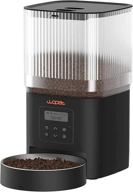 WOPET Dispensador automático para gatos e cães, 4 L
