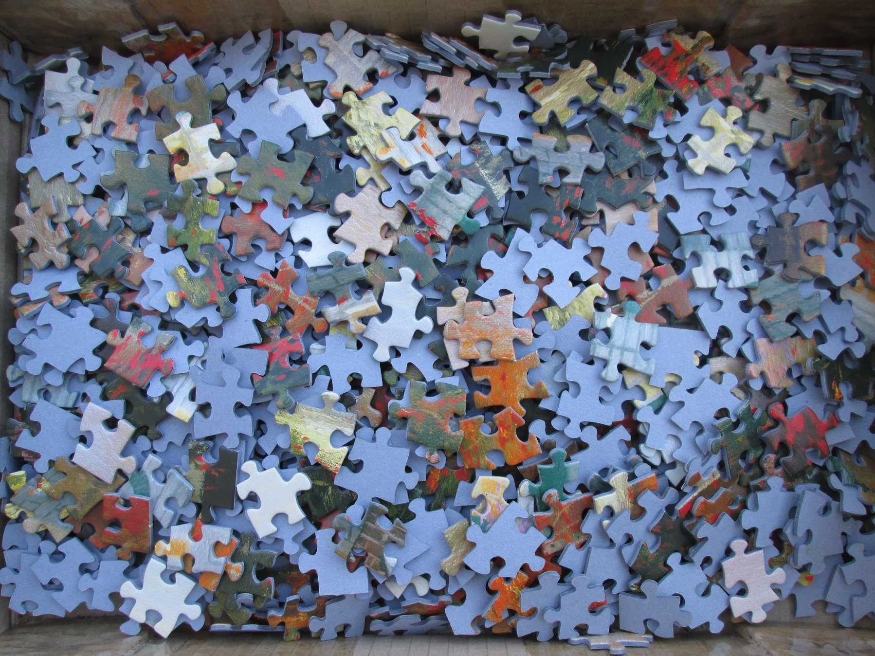Puzzle 1000 peças Casa provincial em natureza outonal
