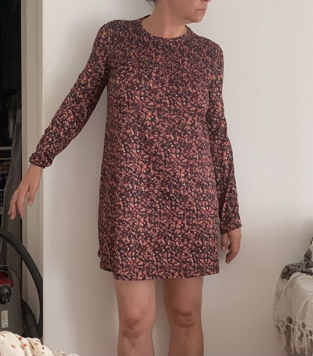 Túnica manga comprida floral Pull & Bear 38