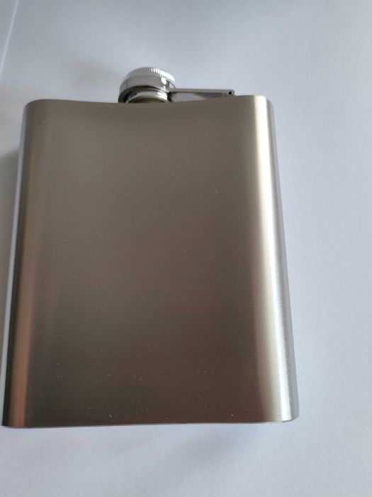 Piersiówka Jack Daniels whiskey srebrna prezent 235ml