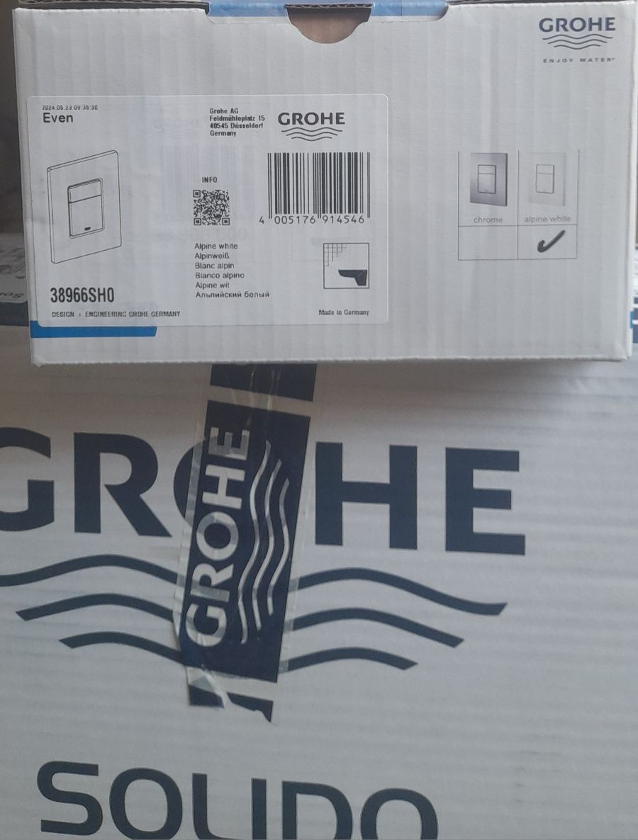 Stelaż podtynkowy GROHE Solido+ przycisk
