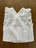 nowy haftowany top zara