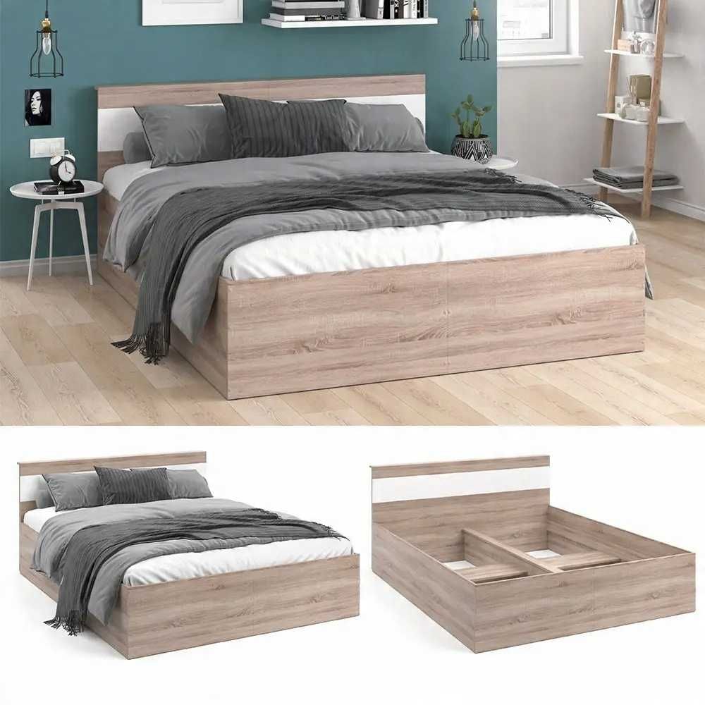 Łóżko podwójne  Vicco Adria 160x200 dąb/sonoma