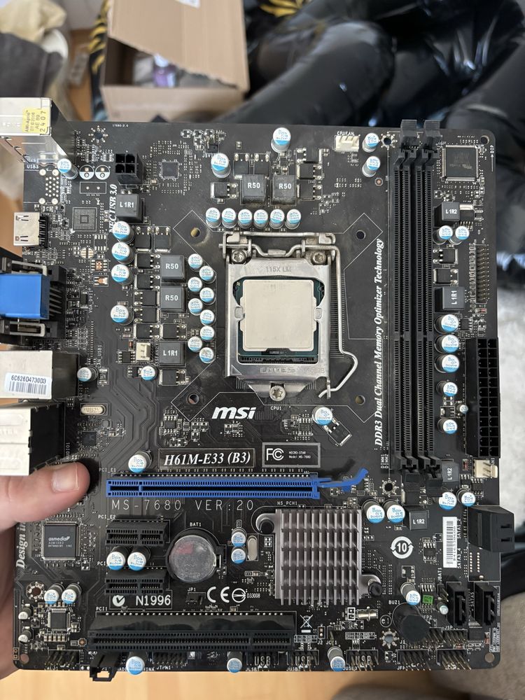 Płyta główna MSI h61m-e33 procesor i5-3470