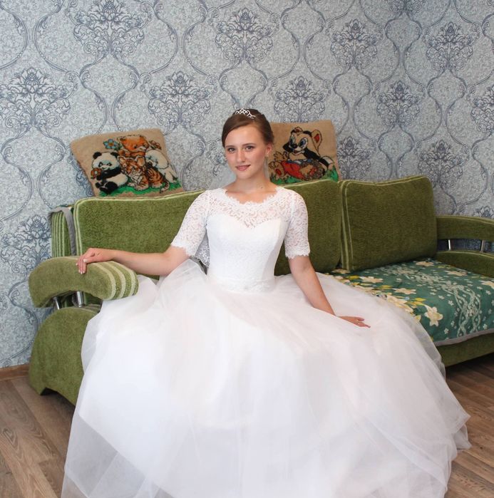 Весільна сукня фатинова
