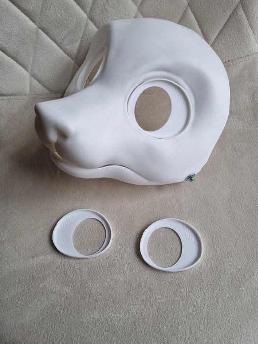 Furry fursuit mask base cosplay maska fursona baza therian kostium