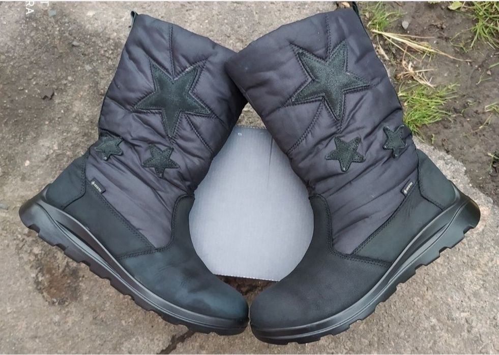 Ecco 36 сапоги на дівчинку зимові чоботи черевики ботинки взуття ессо