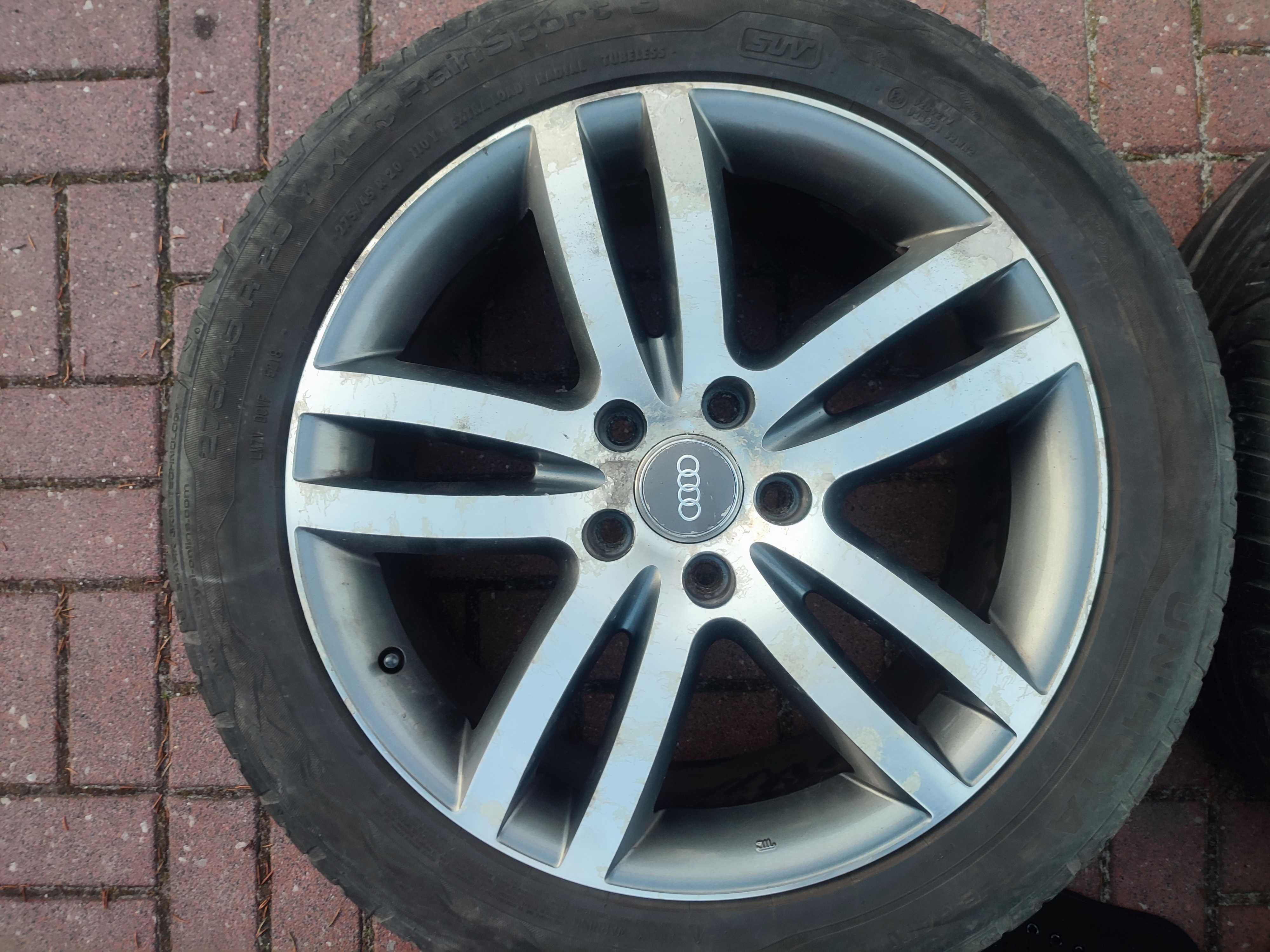 Felgi 20 Cali 5x130 Opony 275/45R20 Audi Q7 VW Touareg Porsche Cayenne