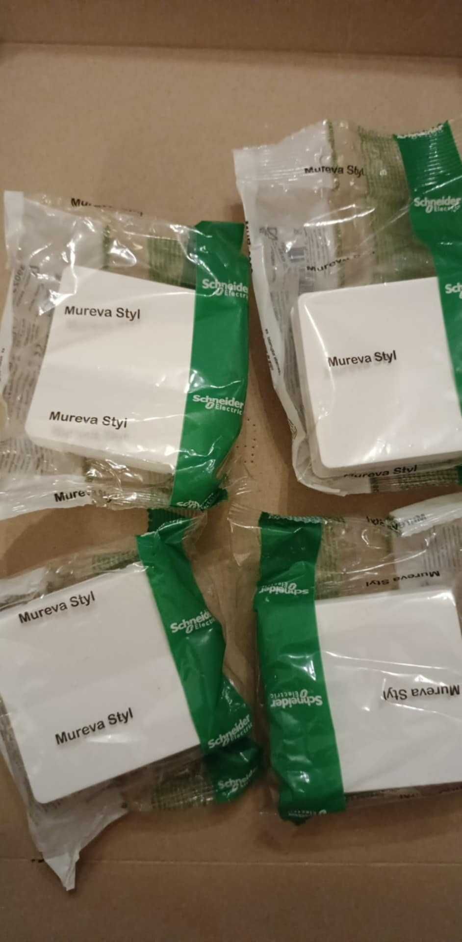 Mechanizm łącznika krzyżowego IP55 Biały Schneider Mureva Styl- 4 szt.