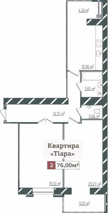 Двокімнатна квартира в Короні Дубово* Ремонт*