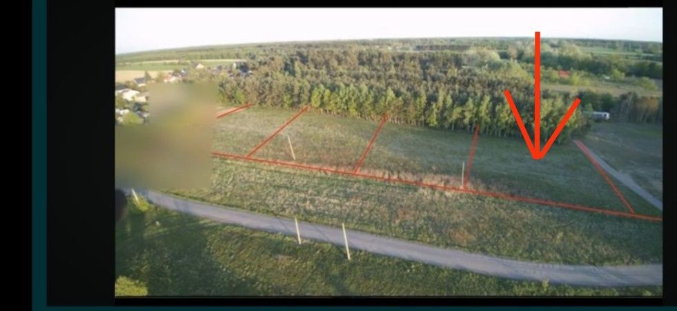 Działka  pod budowę domu
