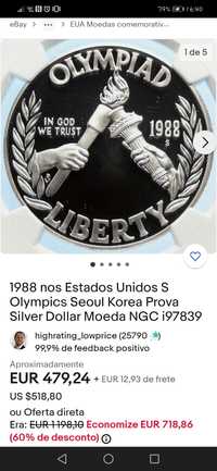 Moedas de dollars 1988 S