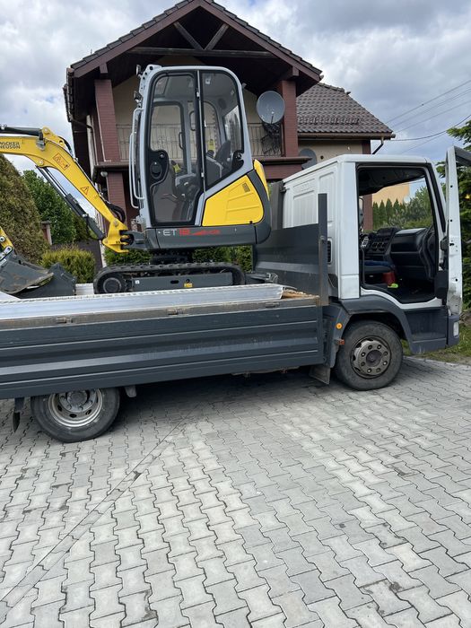 Usługi minikoparka transport kruszywa