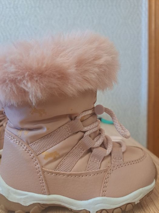 Зимові черевики/чоботи/сапоги для дівчинки Next розмір 22