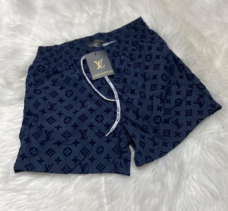 Плавательные пляжные шорты DOIR  велюровый рисунок louis vuitton