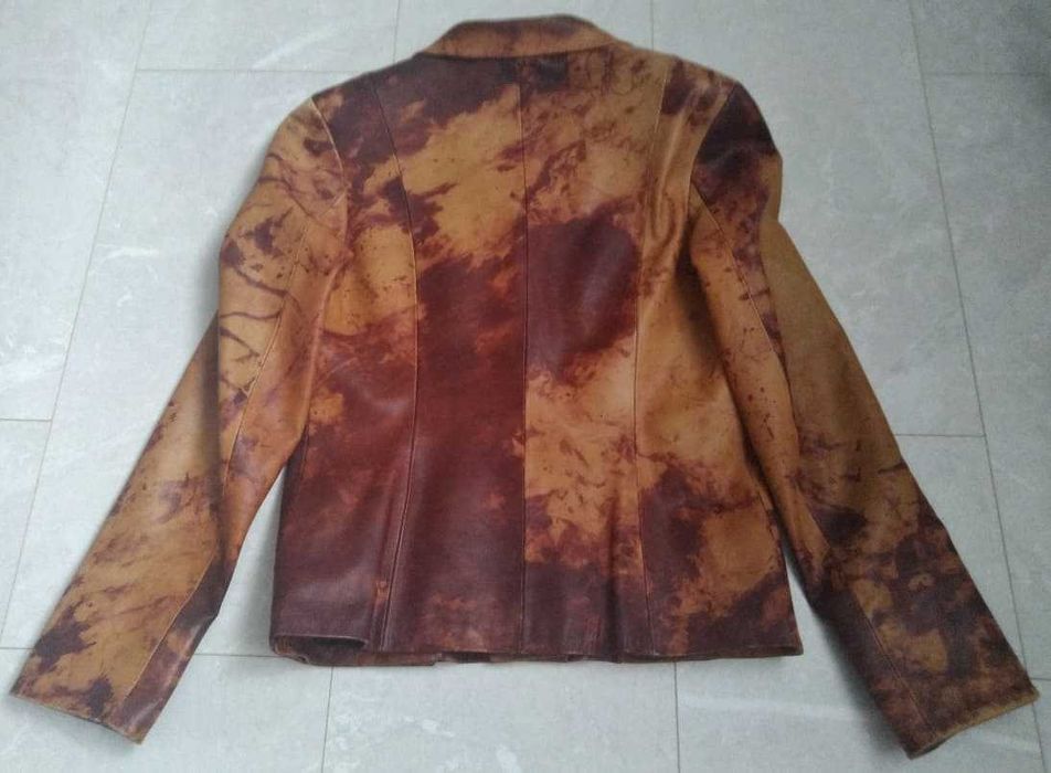 Пиджак женский кожаный