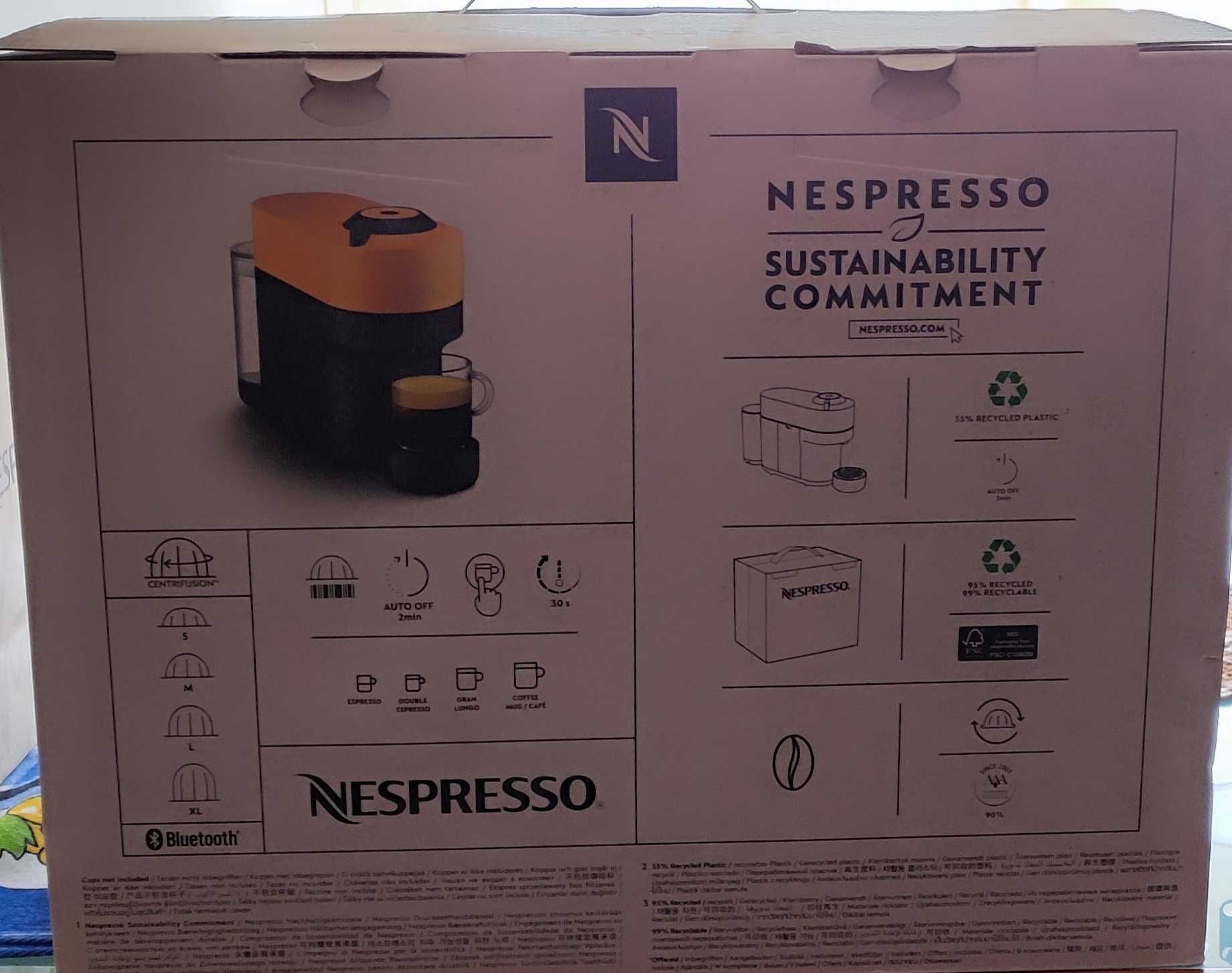 [NOVA] Máquina café Vertuo Pop Liquorice Black Nespresso + cápsulas