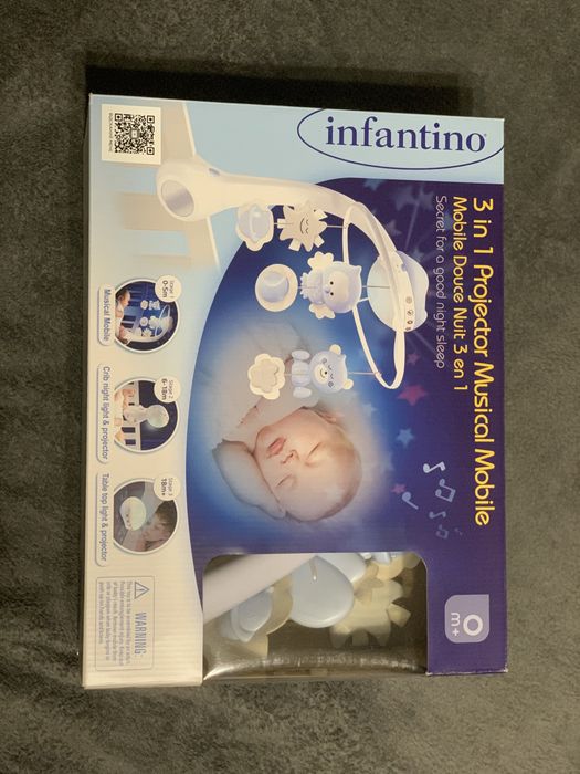 Мобіль музичний Infantino 3 в 1 із проектором