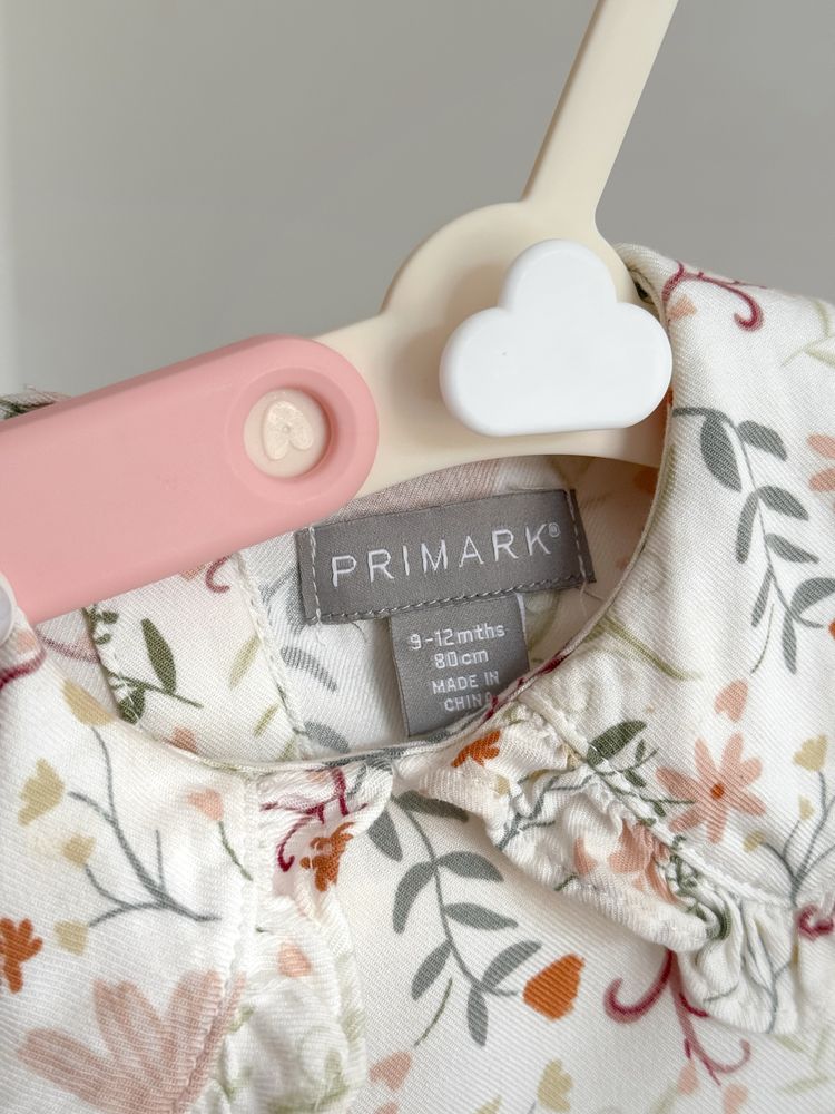 Набір Primark осінній сукня+жилет в’язаний 80, новий, плаття