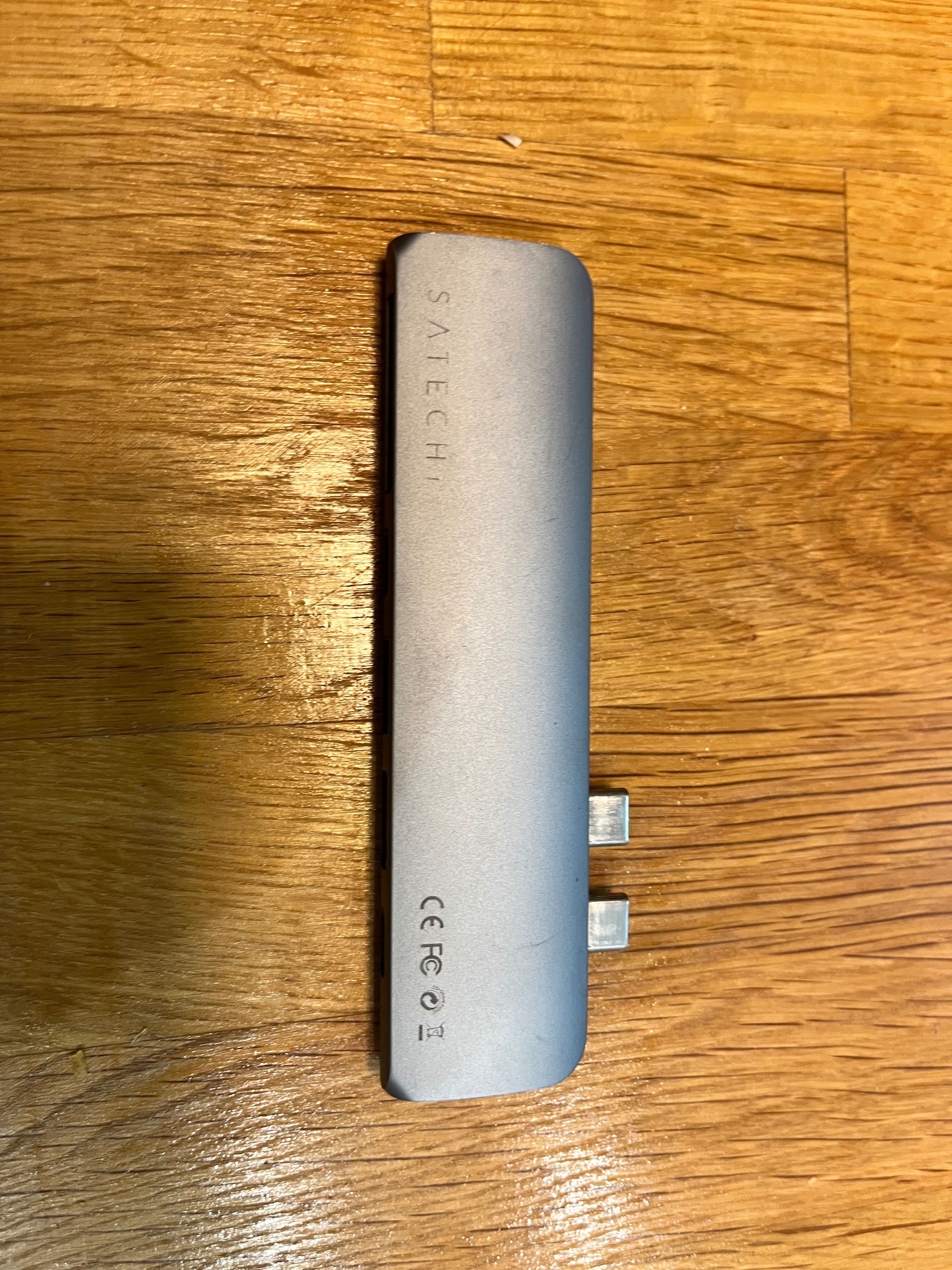 SATECHI USB-C Hub Adaptador multiportas Pro Slim, 7 em 1 para MacBook