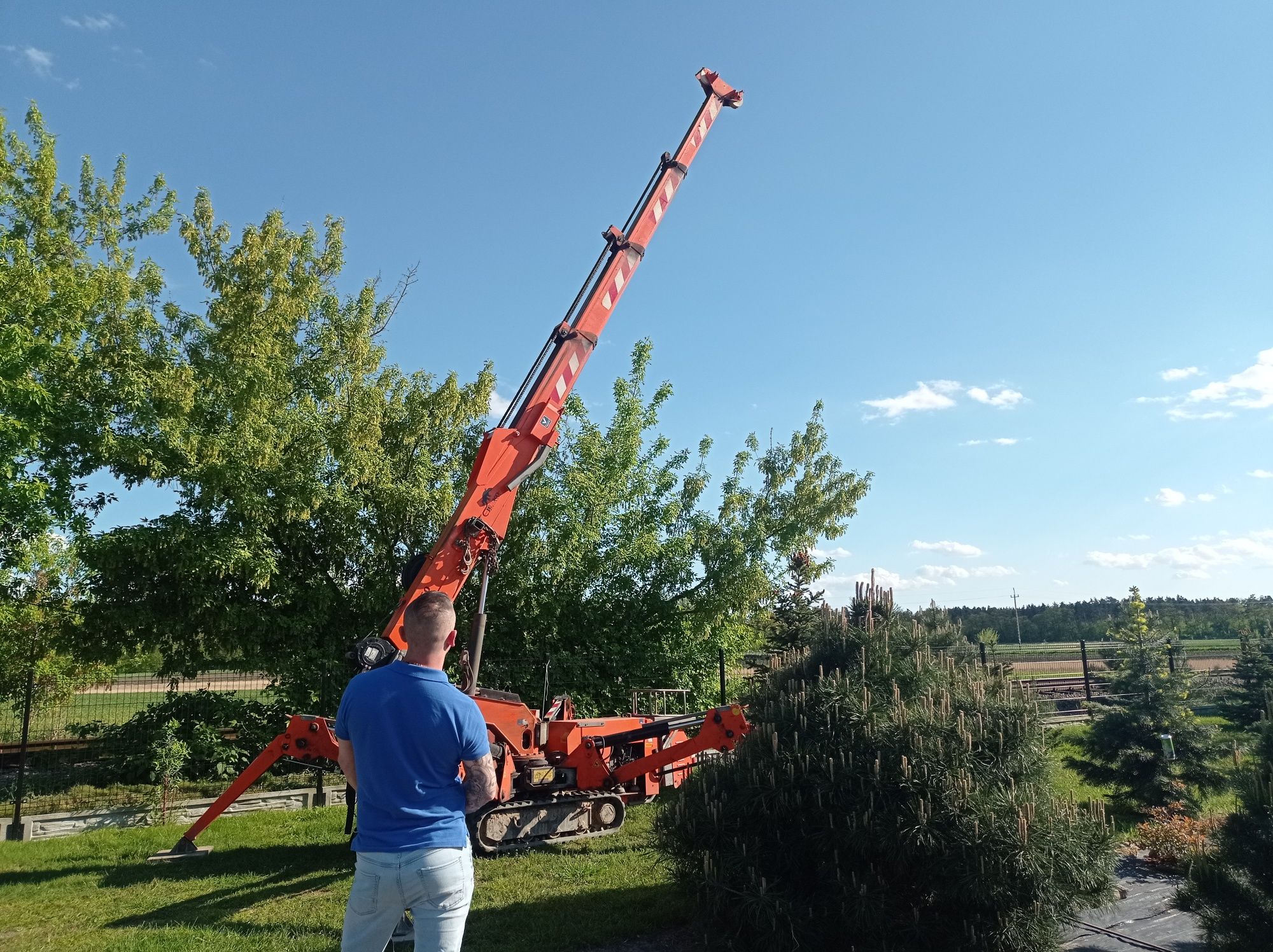 Żuraw dźwig Jekko SPD 360 kubota