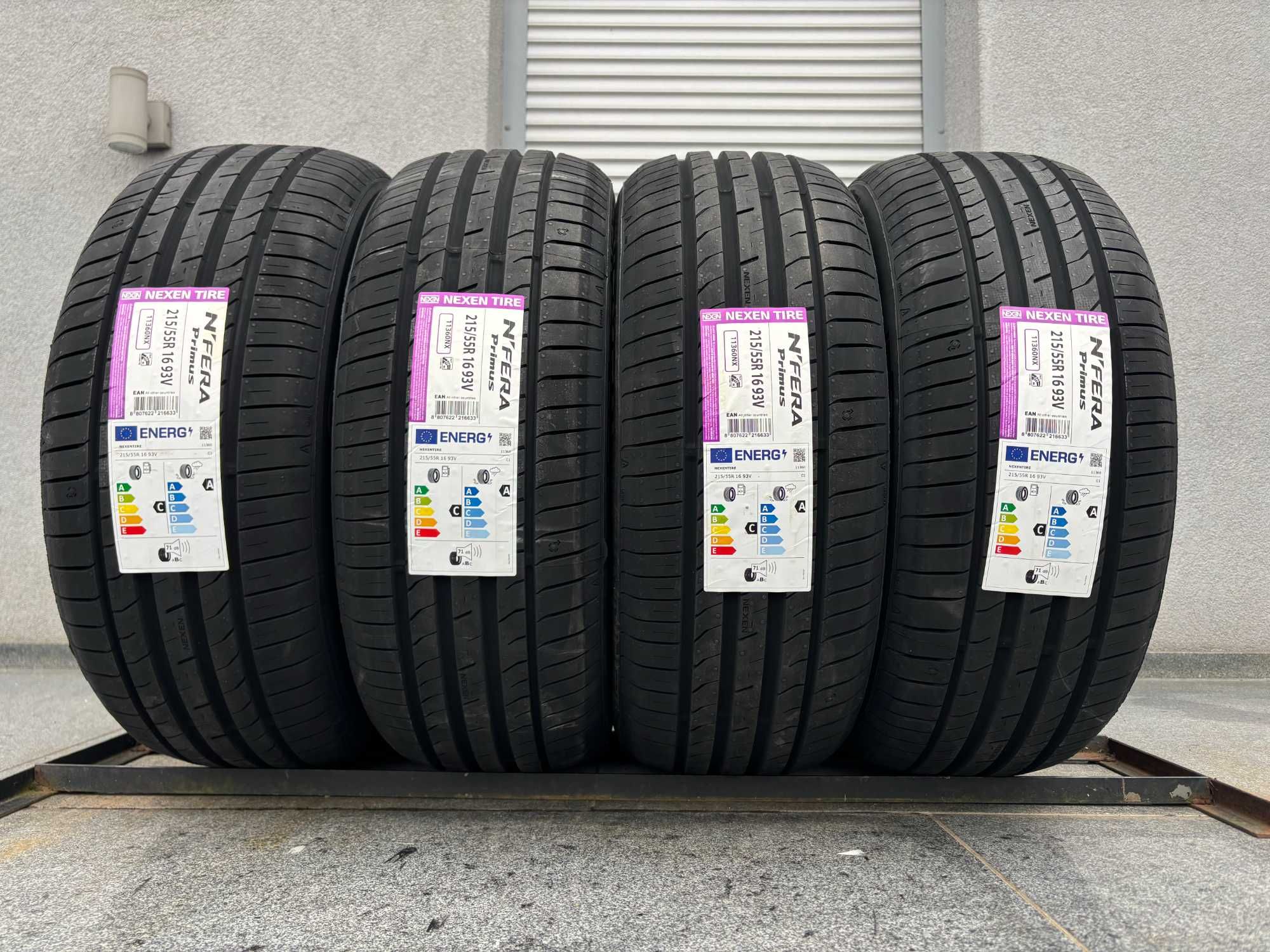 4szt letnie 215/55R16 Nexen N'Fera 93V Prod. 2024 rok! C,A,71db gwaran