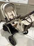 Wózek 3w1. Venicci Tinum Upline Stone Beige, Cybex Aton M