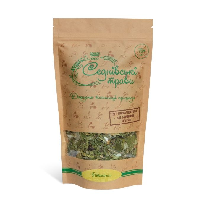 Вітамінний трав'яний чай з липою,м'ятою та іван-чаєм