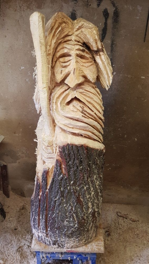Rzeźba duch gór początek