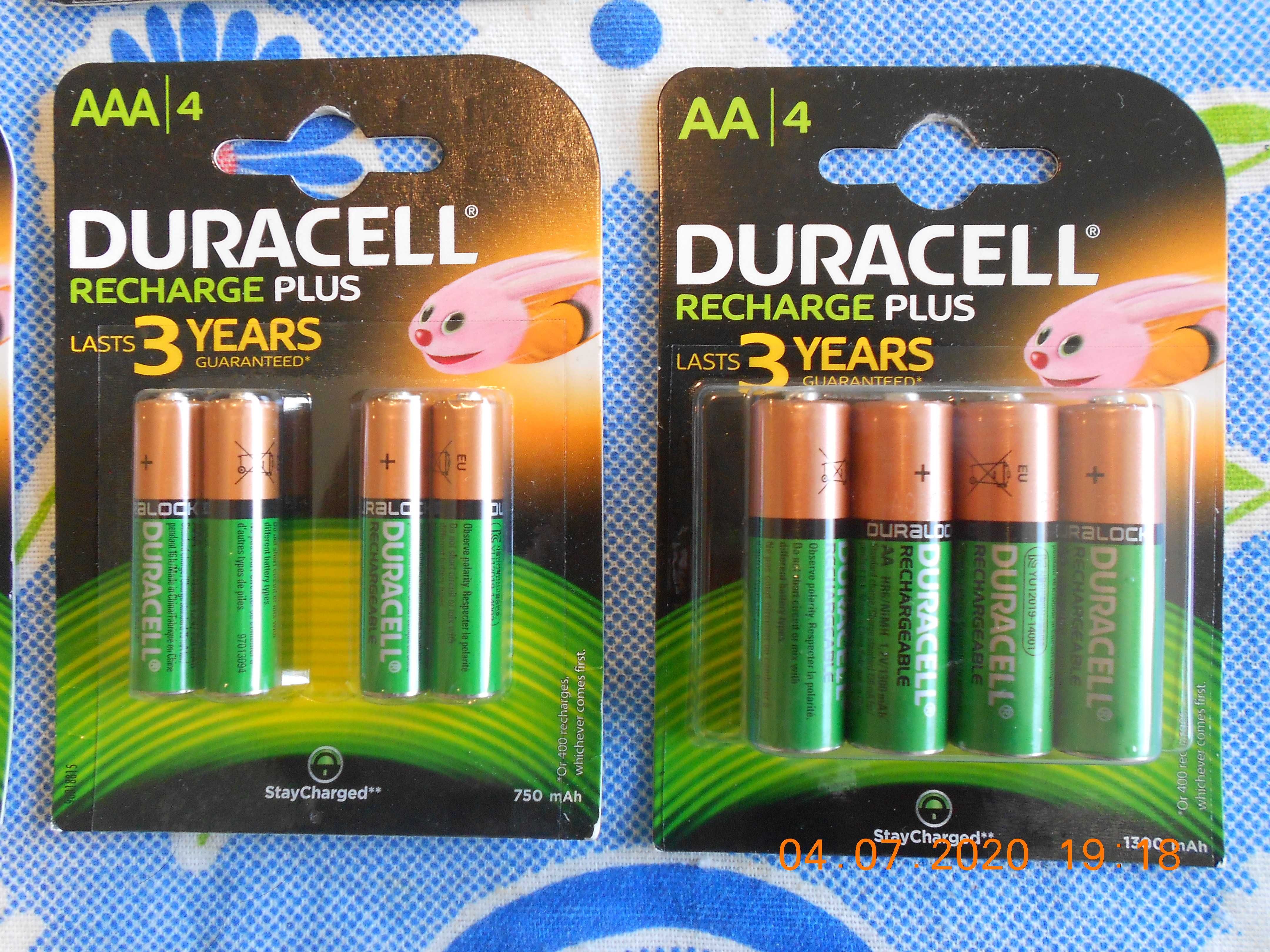 pilhas recarregáveis duracell ATENÇÃO LER O ANÚNCIO E VER AS FOTOS