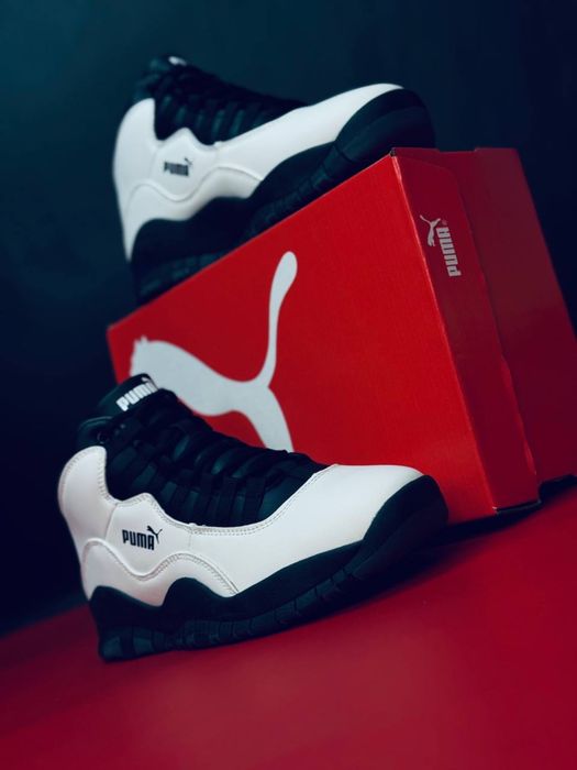 Зимние кожаные кросовки Пума / зимові кросівки Puma / крсавки Пума