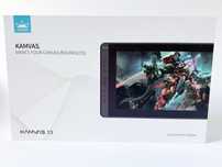 Tablet Huion Kamvas 13 – pudełko + akcesoria + kable użyty kilka razy