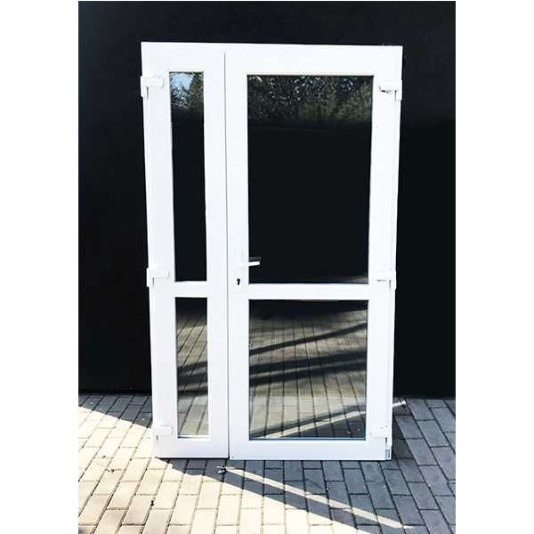 Nowe Drzwi PCV 180x210 białe Drzwi Plastikowe Ciepłe wzmacniane