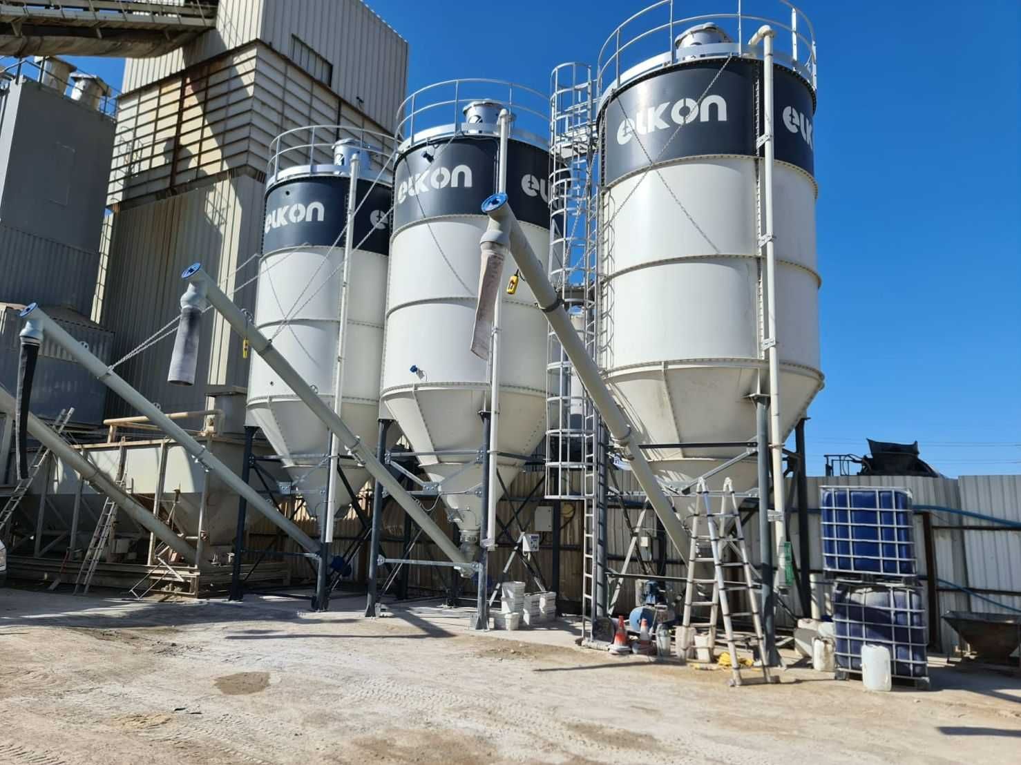 Modułowy Silos na cement o pojemności 75 ton (55 m³) + dostawą