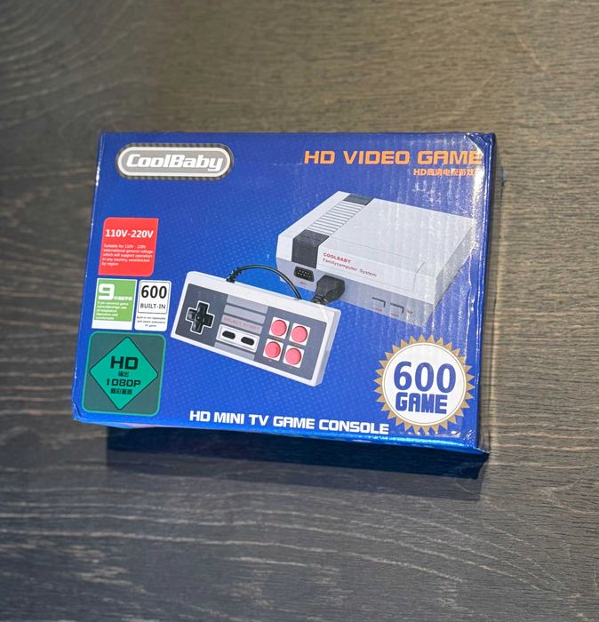 Konsola retro CoolBaby HD Mini TV Game Console – 600 gier! NOWA!