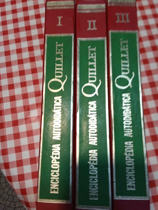 Enciclopédia Autodidática Quillet  3 volumes