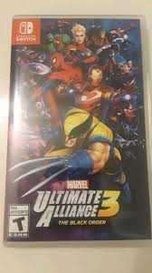 Marvel Ultimate alliance 3/Pokemon Sword/Super Mario Odyssey switch