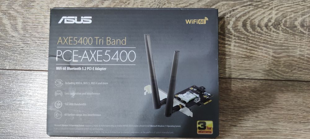 Wi-Fi-адаптер Asus PCE-AXE5400 WiFi 6