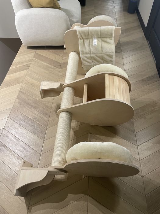 Natural Paradise Magnolia drapak ścienny wysoki drewniany